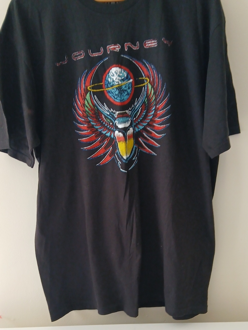 Journey Black Short Sleeve Graphic Tee